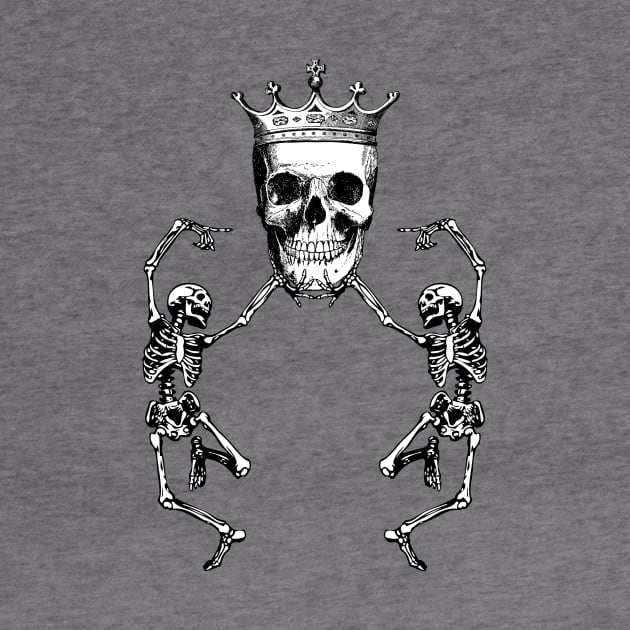 Skull King and Dancing Skeletons by Eclectic At Heart